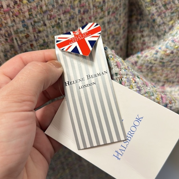 Gorgeous Helene Berman London Tweed Alice Edge to Edge Coat NWT - Picture 7 of 8